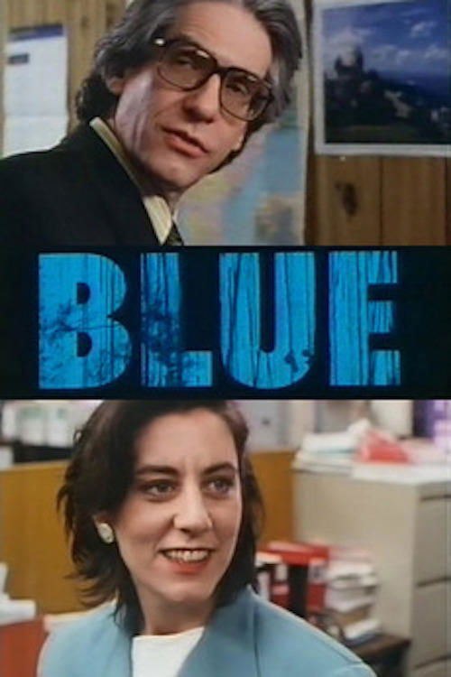 Blue poster