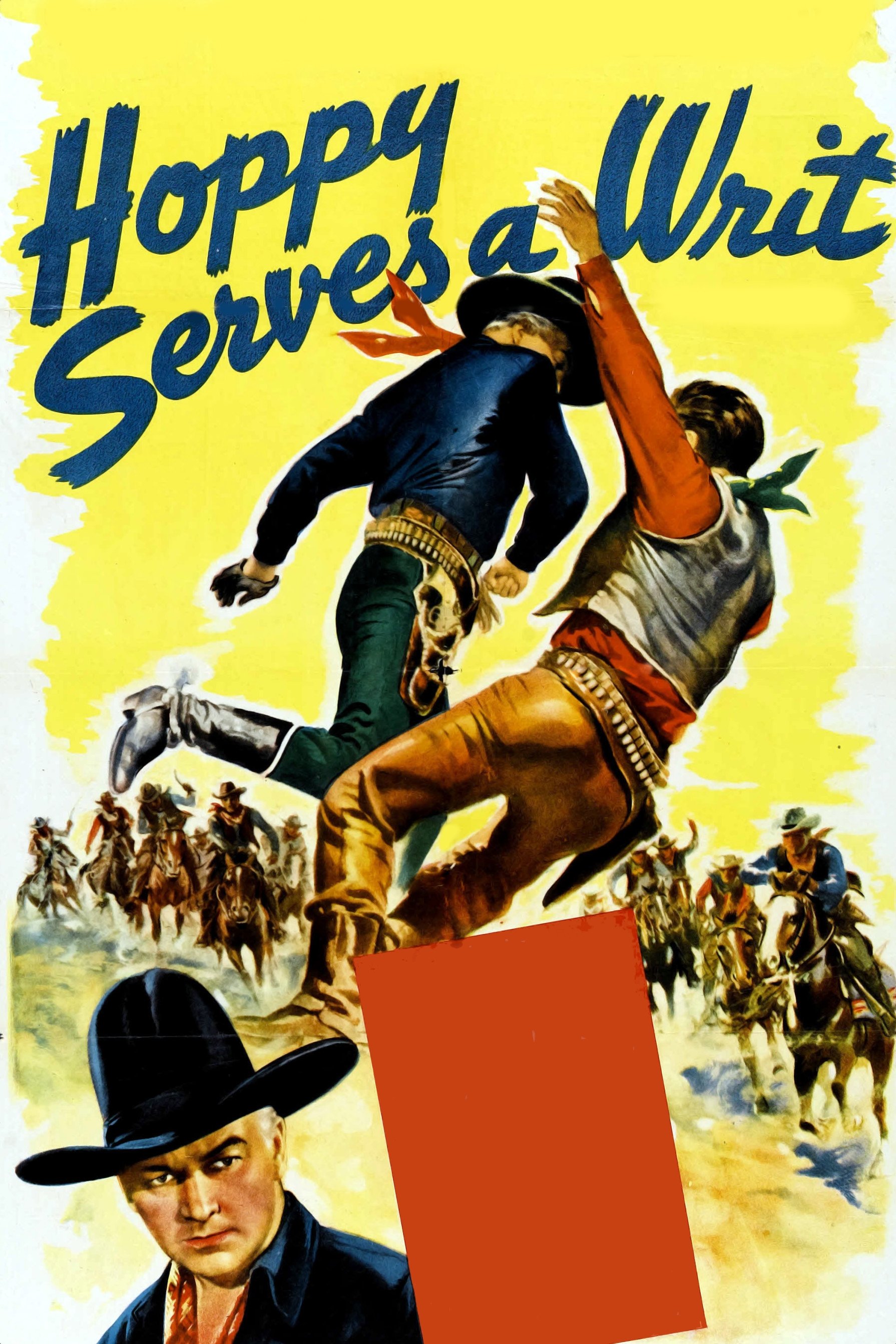 Hoppy Serves a Writ poster