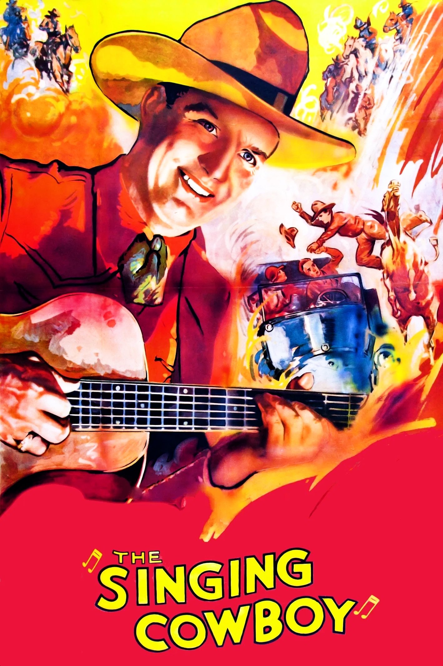 The Singing Cowboy poster