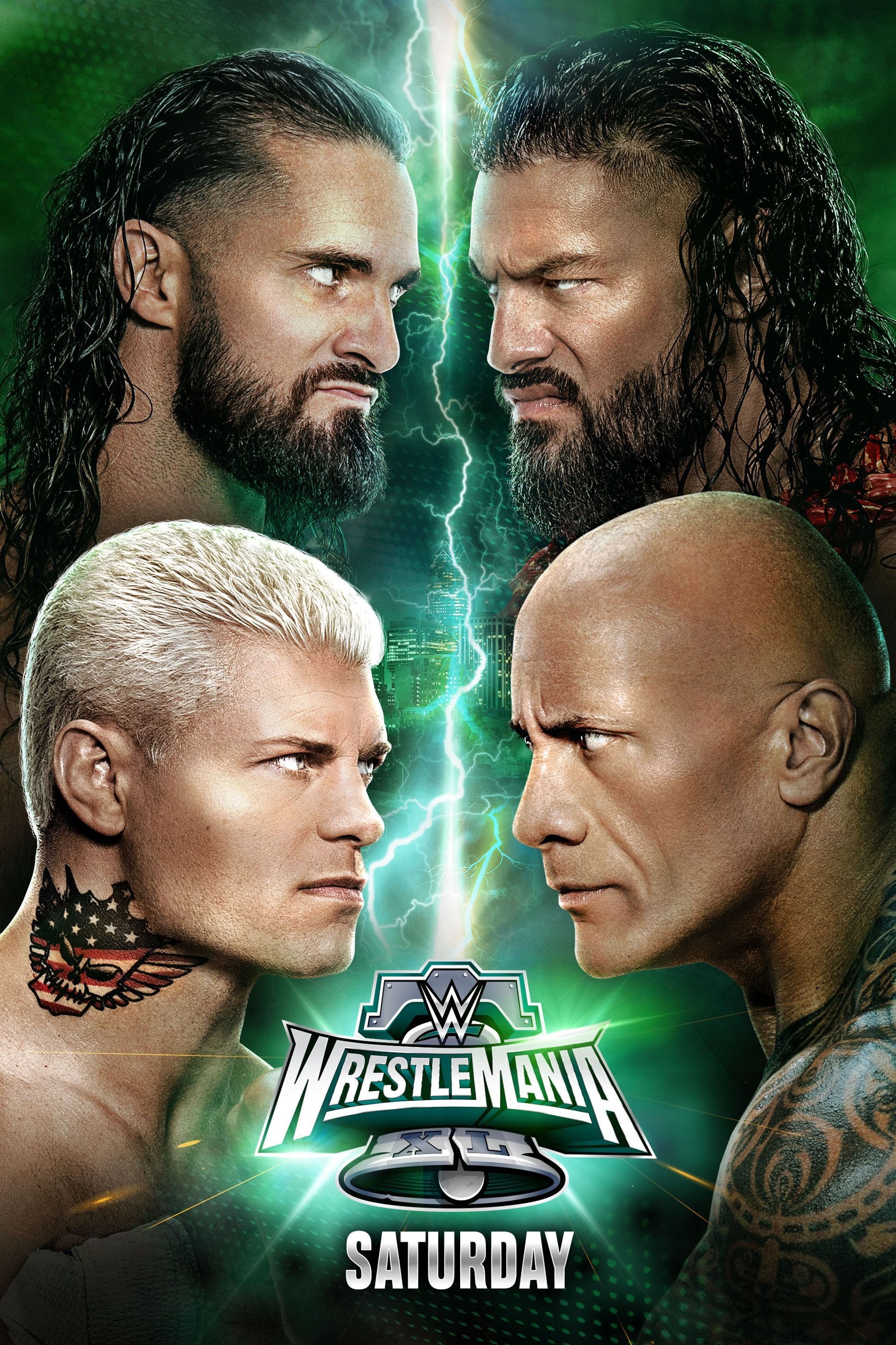 WrestleMania XL Saturday poster